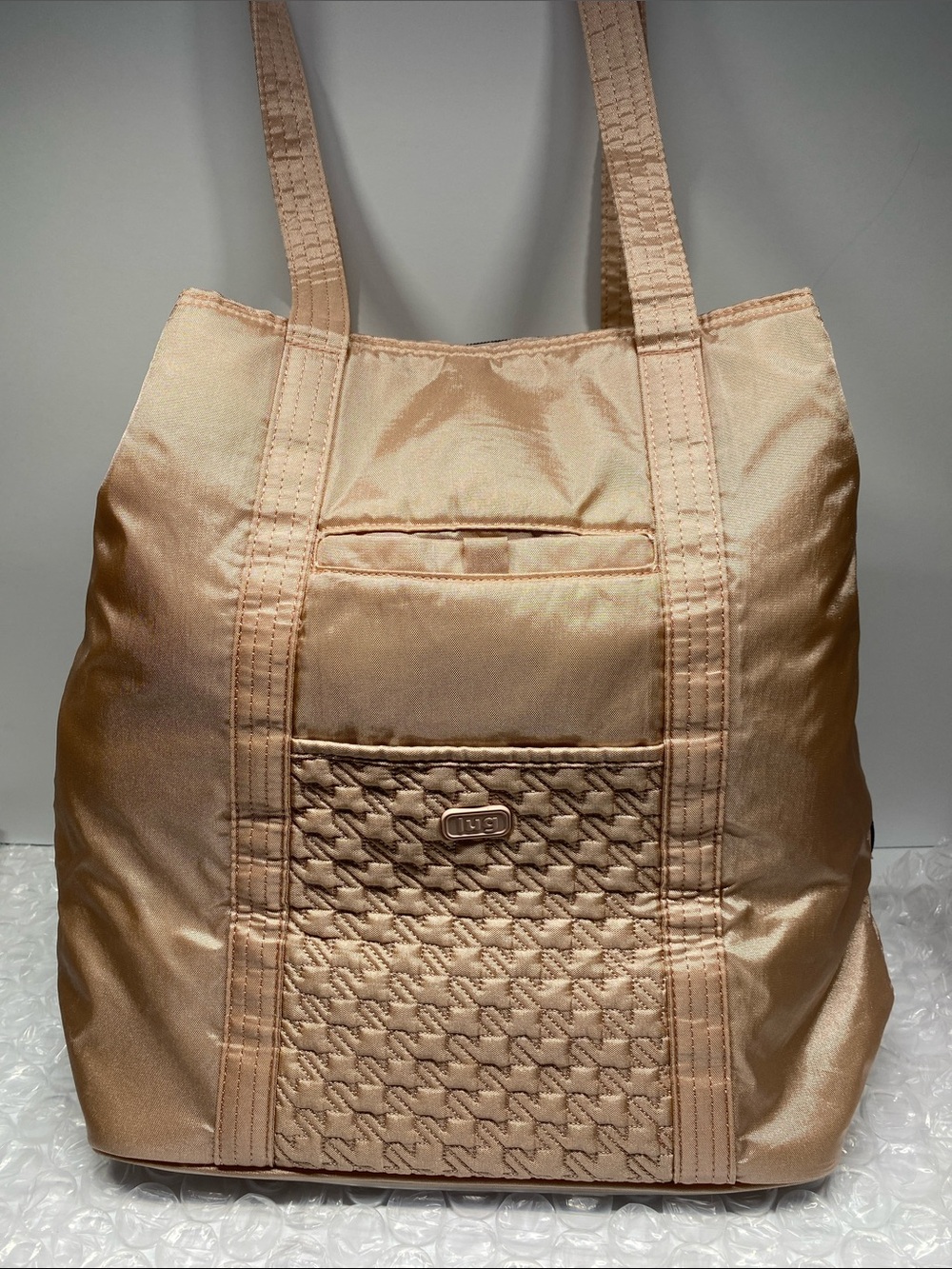 Lug Runner Tote-Shimmer Rose Gold